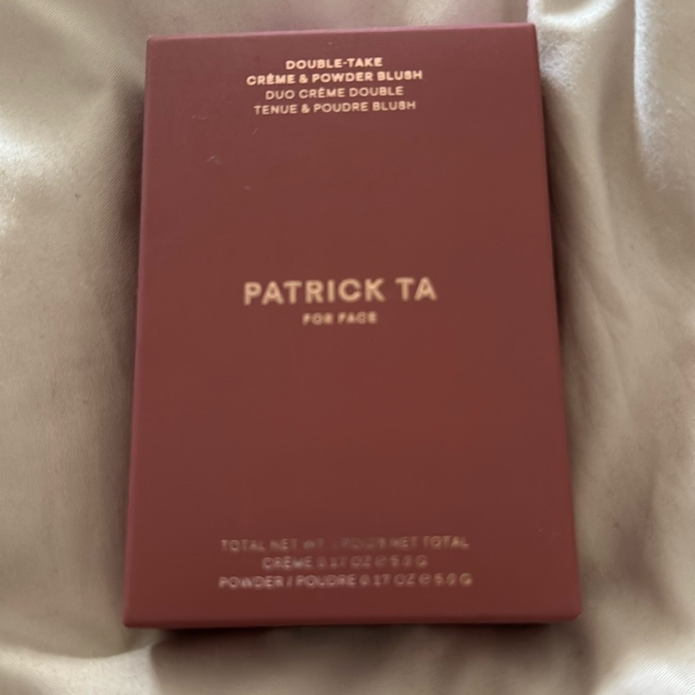 BNIB PATRICK TA DOUBLE TAKE CREME & POWDER BLUSH